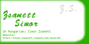 zsanett simor business card